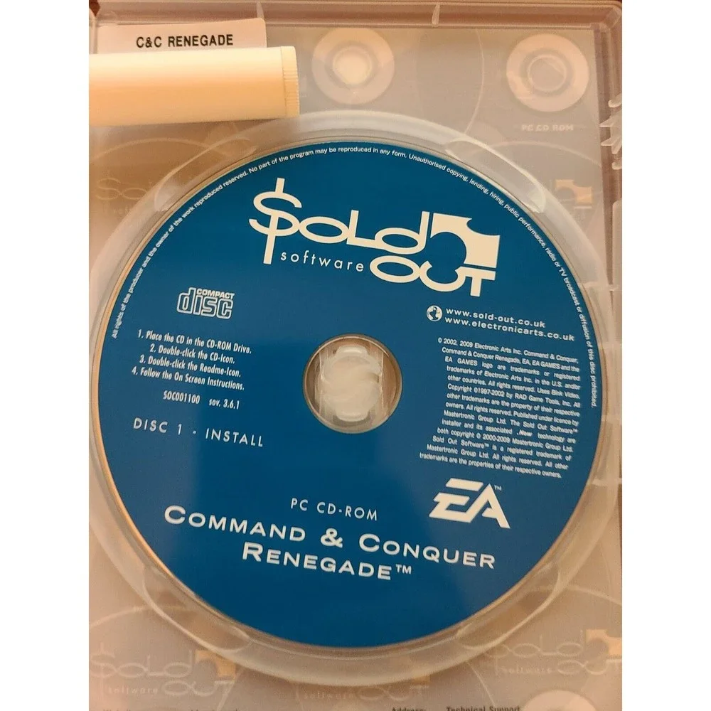 Command & Conquer Renegade - PC Game - UK Version Region Free - 2 Disc